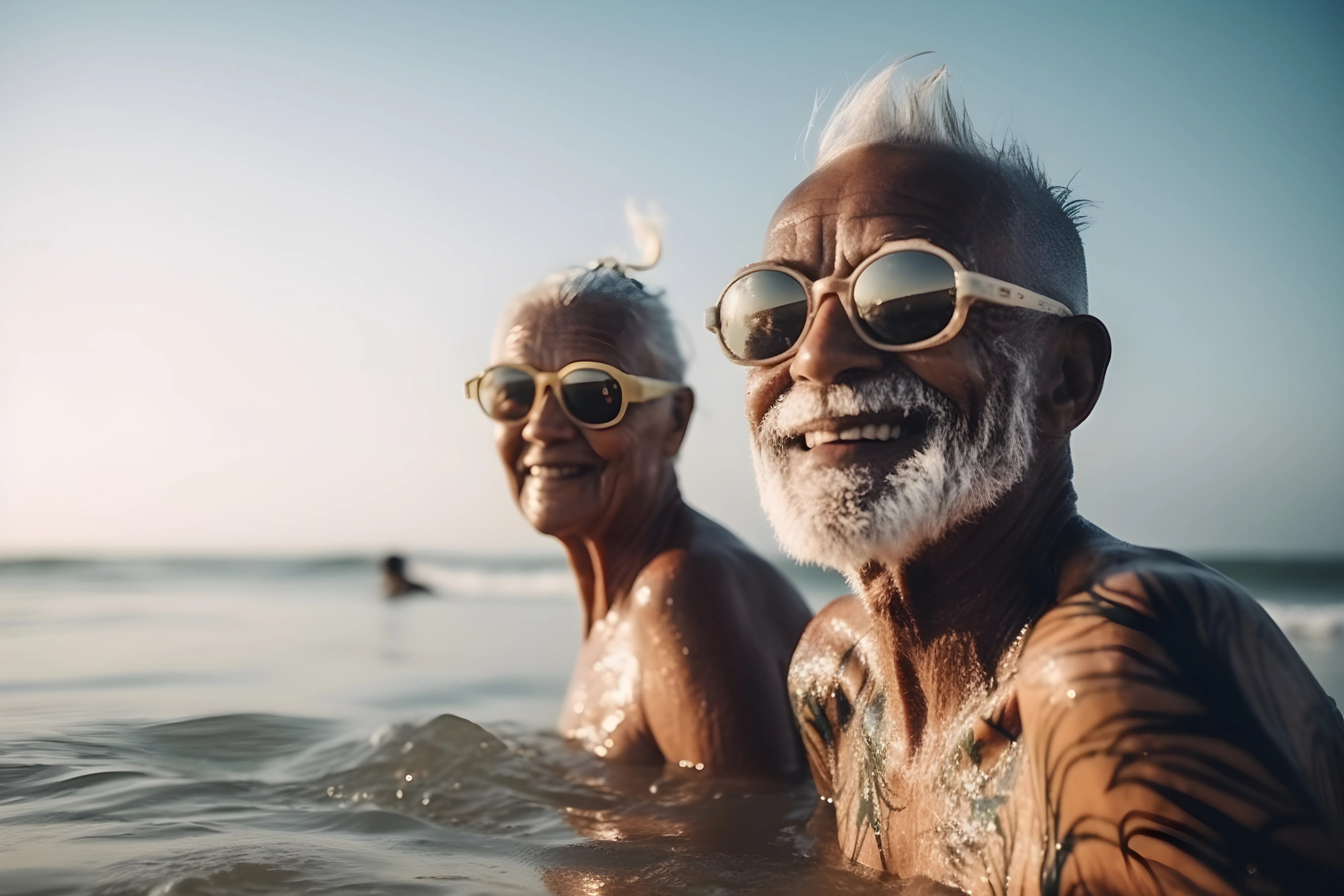 Happy, healthy Senior citizens living an active life with healthy bodies.